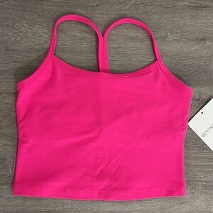 “Sonic hot pink” Beyond Yoga Spacedye Tank